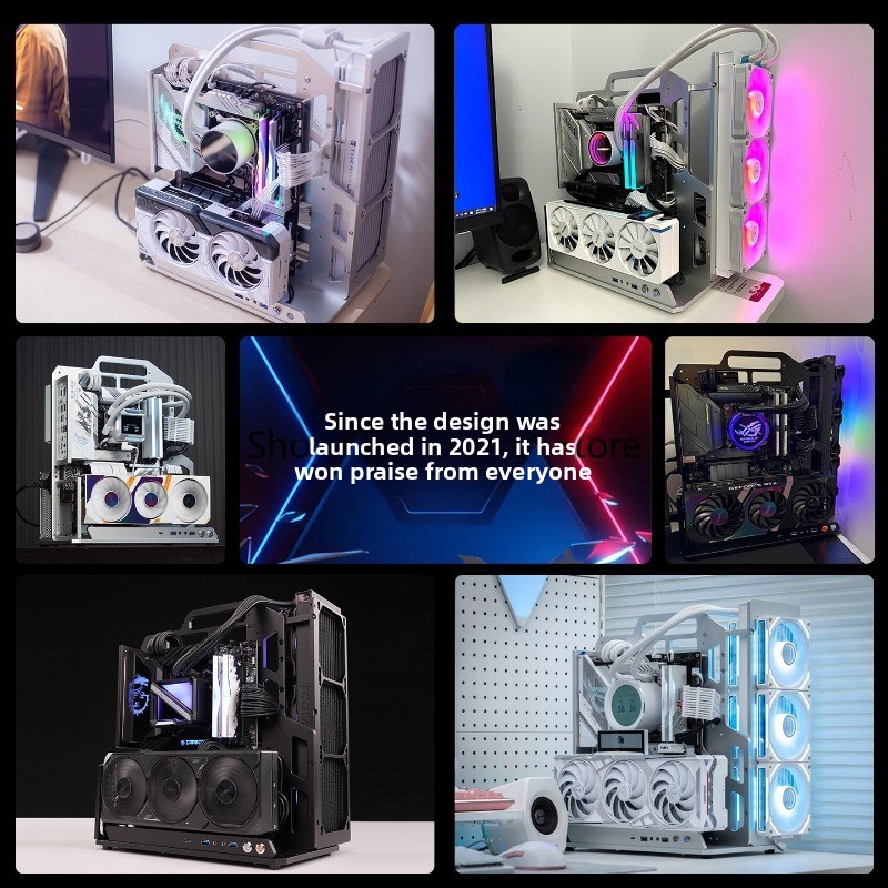 Корпус Open Air Frame, алюмини – обзор и цена Aluminum Open Frame Test Bench Water Cooling