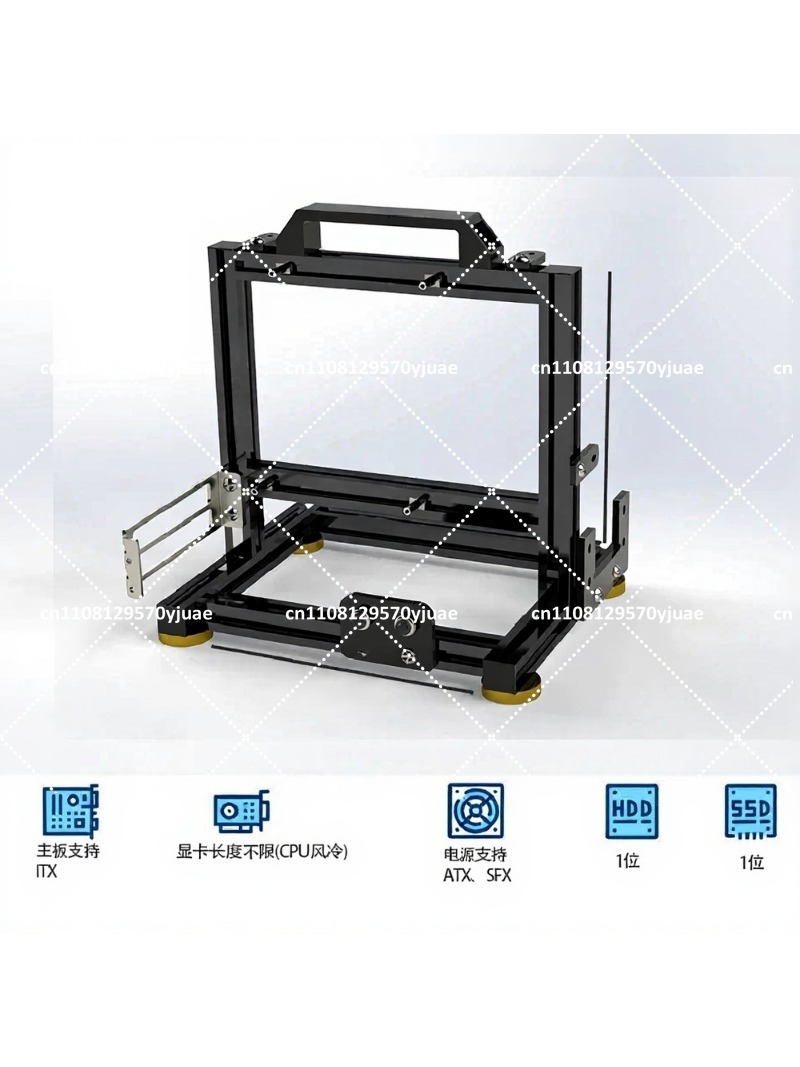 Алюминиевая открытая рама для  – обзор и цена Aluminum Open Frame Test Bench Water Cooling