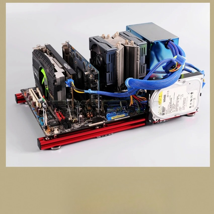 Тестовый стенд для ПК ATX, кор – обзор и цена Aluminum Open Frame Test Bench Water Cooling
